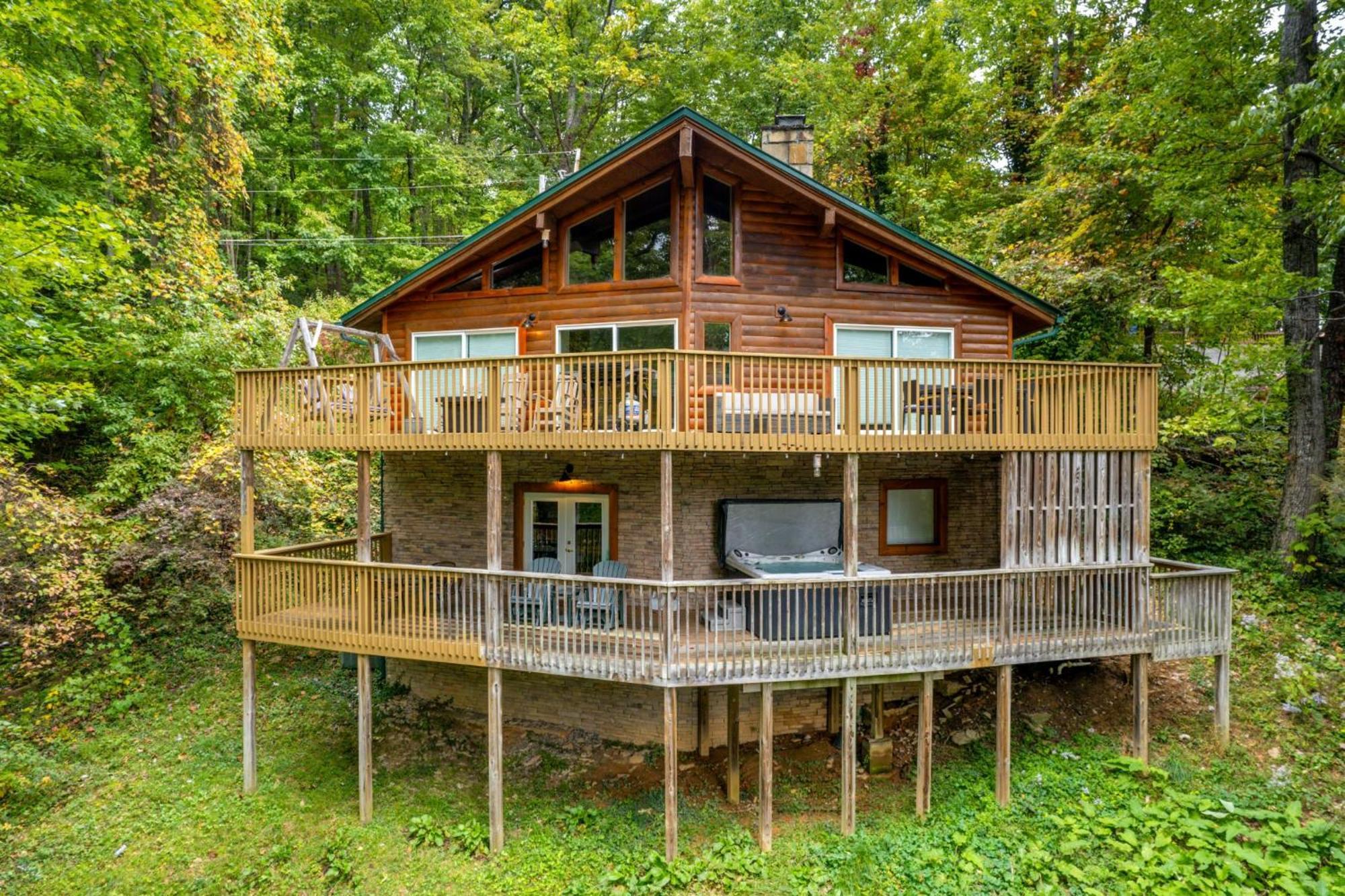 Grand Ole Chalet - Mt Viewsfireplacefirepitarcade Gatlinburg Exteriér fotografie