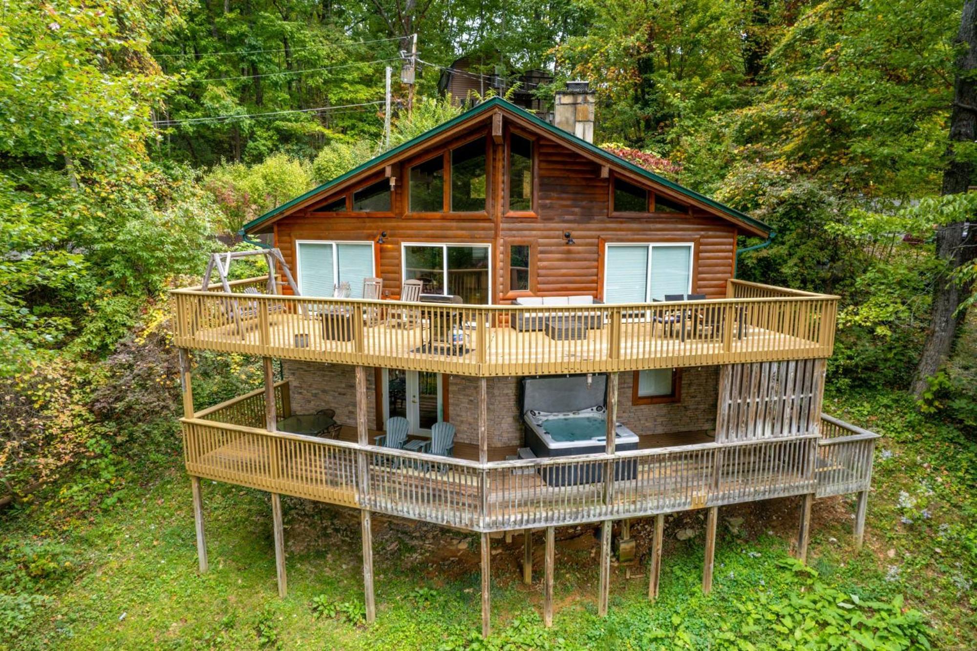 Grand Ole Chalet - Mt Viewsfireplacefirepitarcade Gatlinburg Exteriér fotografie